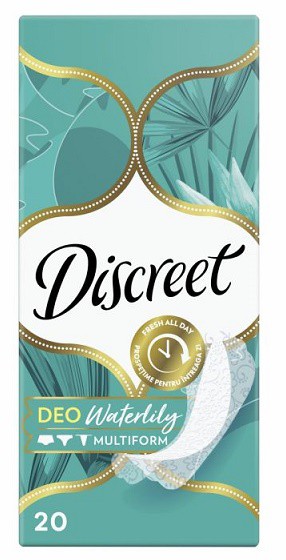 Discreet Deo Water Lily 20ks | Zdravotnické potřeby - Dámská intimní hygiena Discreet Deo Water Lily 20ks | Zdravotnické potřeby - Dámská intimní hygiena